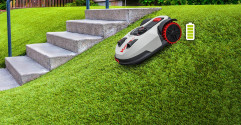 Robot tondeuse KRESS MISSION KR120E jusqu'à 1500m²