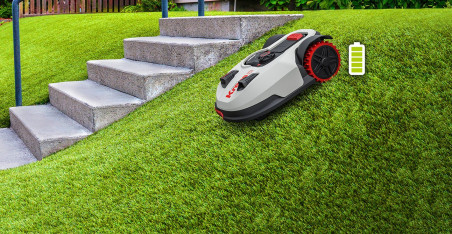 Robot tondeuse KRESS MISSION KR120E jusqu'à 1500m²