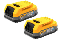 Pack 2 Batteries DeWALT DCBP034E2-XJ POWERSTACK 18V XR 1.7Ah