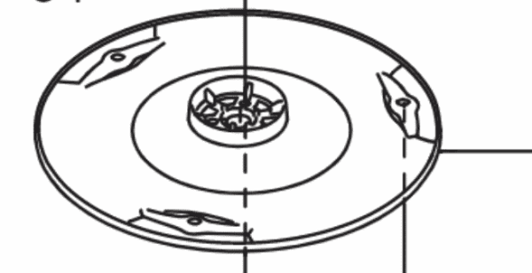 Pièces détachées Gardena - Disque - plateau de coupe