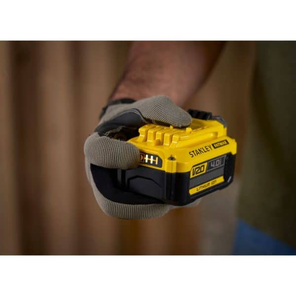 Stanley Fatmax SFMCB14M1-QW Pack de démarrage : 1 x batterie 18V 4.0Ah + Chargeur 2A – Image 4